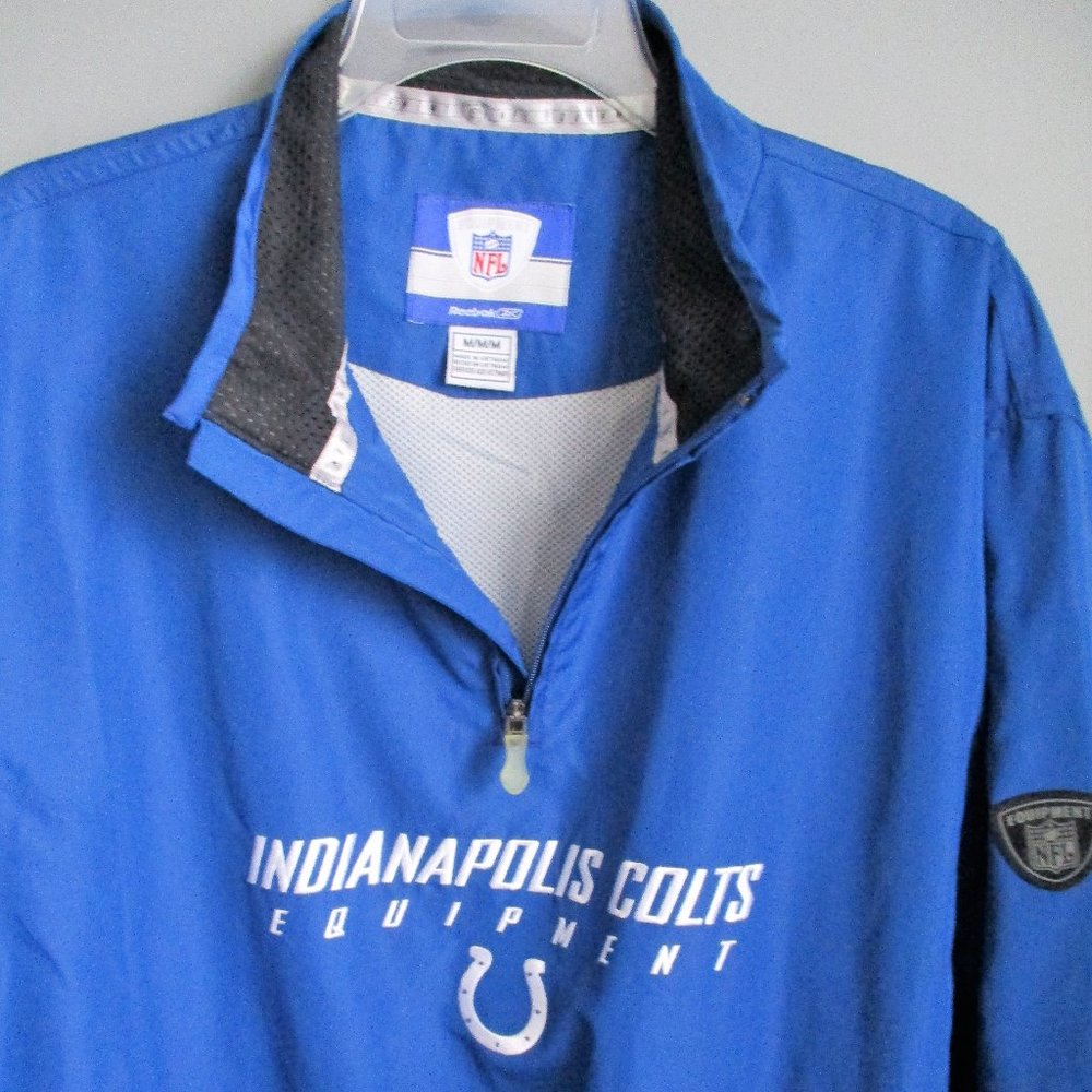 Reebok Indianapolis Colts 1/4 Zip Pullover Jacket